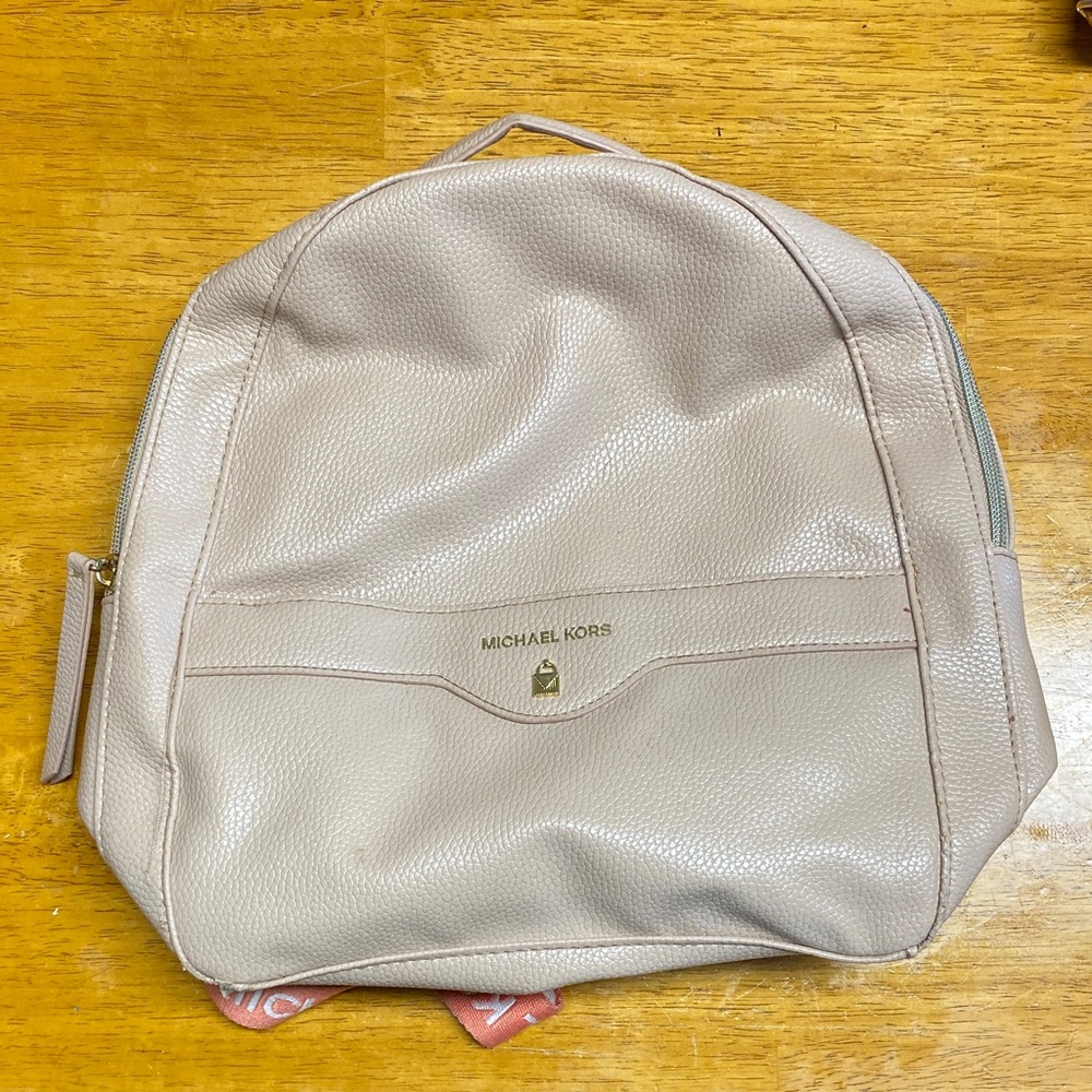 Michael Kors Light Tan Backpack